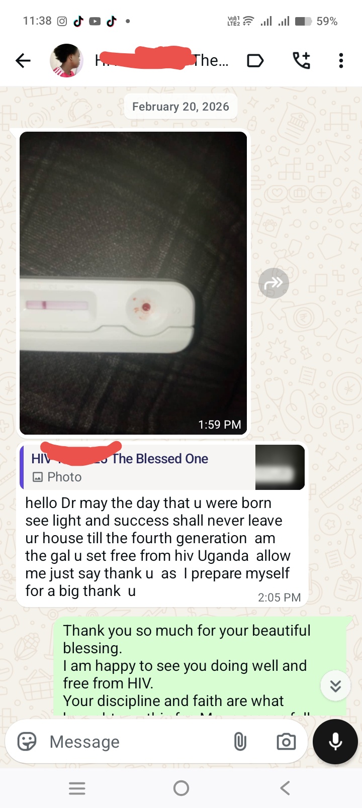 Ugandan Lady Cured HIV